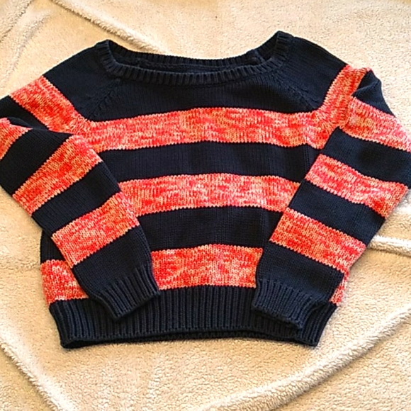 American Eagle Outfitters Tops - AE women's cropped striped sweater